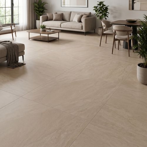 Piso Porcelanato Elizabeth 60x60 Serra Amendoa Esmaltado Acetinado
