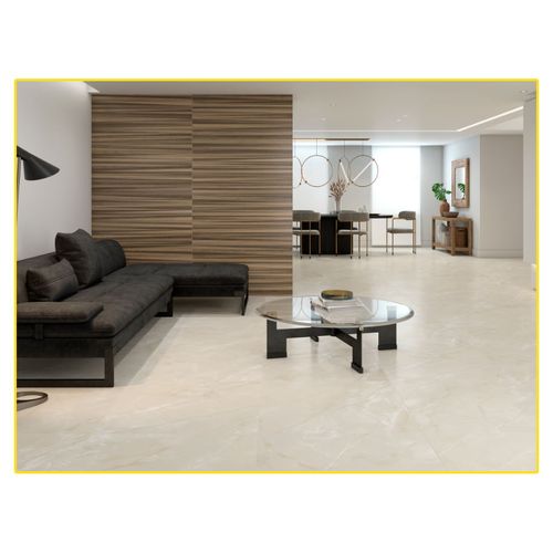 Piso Porcelanato Helena 83x83 Felicita Beige Acetinado HAC 830.129