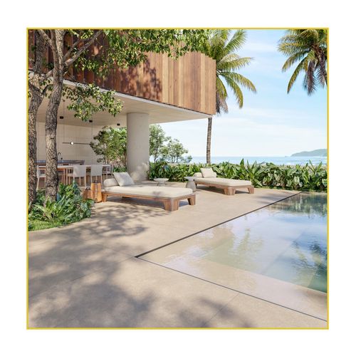 Piso Porcelanato Incepa 120x120 Solid Concret Cinza Acetinado Retificado — Ref. 98000034