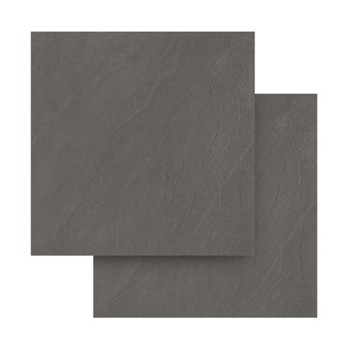 Piso Porcelanato Eliane 90x90 Cite Ita Ardosia Carbono Mate Retificado — Ref. 8058143