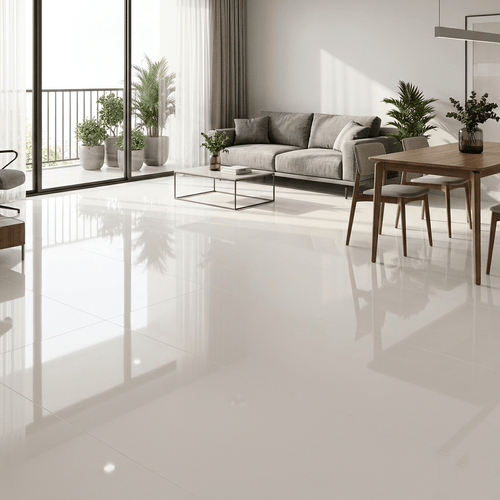 Piso Porcelanato Eliane 60x120 Khali Off White Polido Retificado — Ref. 8055866