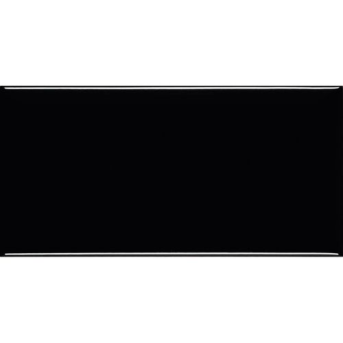 Azulejo Eliane 10x20 Metro Black Brilhante — Ref. 190420