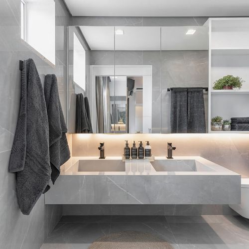 Piso Porcelanato Eliane 120x120 Munari Cimento Acetinado Retificado — Ref. 8042748