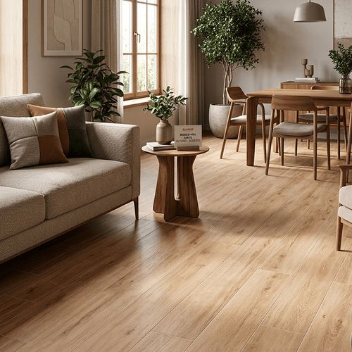 Piso Porcelanato Eliane 19,7x120 Bosco Mel Mate Retificado 8056323