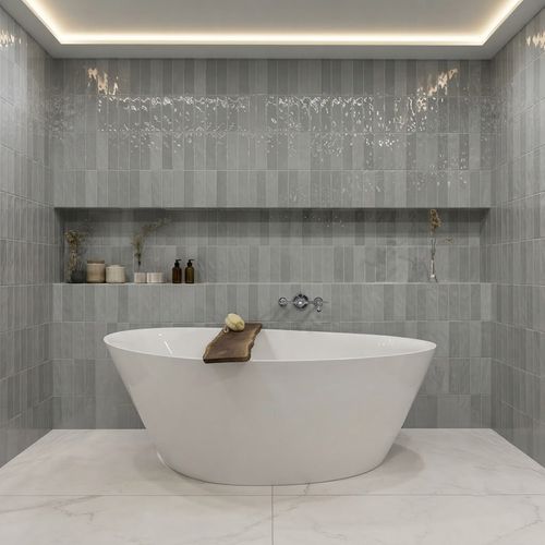 Azulejo Eliane 7x25 Prisma Hijau Mate — Ref. 8049302