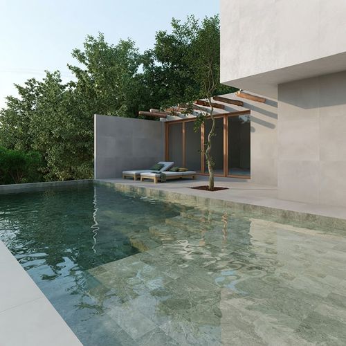 Piso Porcelanato Eliane 20x20 Capri Agave Mate — Ref. 8049405