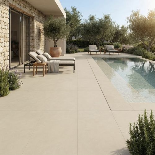 Piso Porcelanato Qualiz 83x83 London Beige Acetinado QL83004