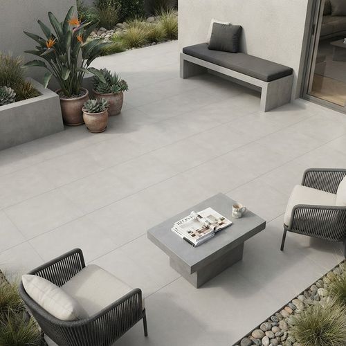 Piso Porcelanato Qualiz 83x83 London Gray Acetinado Retificado — Ref. QL83001