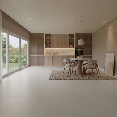 Piso Porcelanato Qualiz 71x71 Quebec Grigio Granilha Retificado — Ref. QL71003