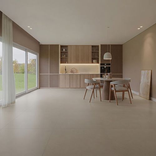 Piso Porcelanato Qualiz 71x71 Quebec Grigio Acetinado Retificado — Ref. QL71002