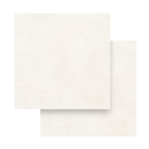 Piso Porcelanato Roca 80x80 Zeno White Mate Retificado — Ref. Roc04Fs00011