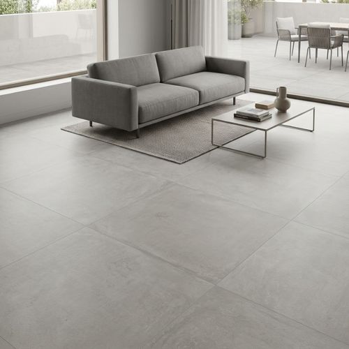 Piso Porcelanato Roca 80x80 Zeno Grey Mate Retificado — Ref. Roc04Fs00031
