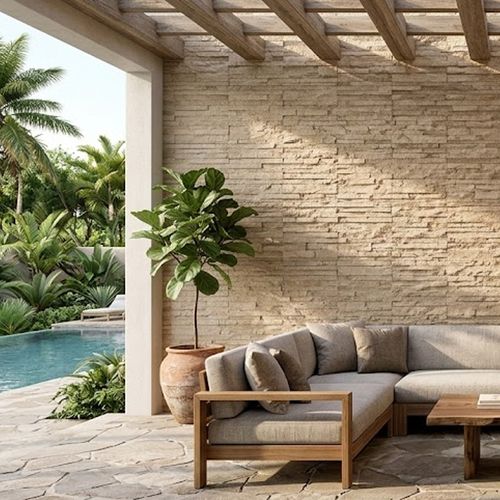 Piso Porcelanato Savane 56x113 Rock Face Matera Mate com Relevo 3D Retificado — Ref. 56115341