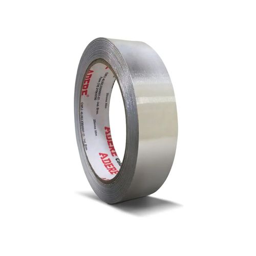 Fita Adesiva Adere Aluminio 25mm x 30 Metros Prata 233S 29061102173