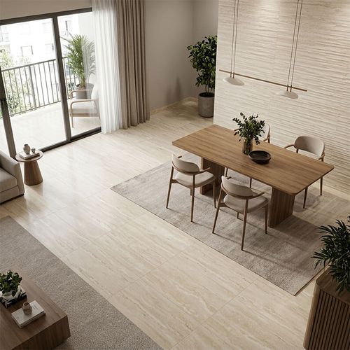 Piso Porcelanato Eliane 60x120 Palatino Vein Marfim Acetinado Retificado — Ref. 8068911
