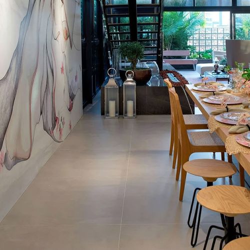 Piso Porcelanato Eliane 90x90 Metropole Portland Acetinado Retificado — Ref. 8069468