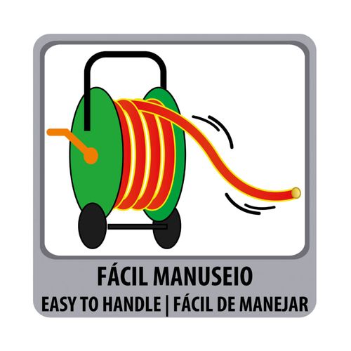 Mangueira Tramontina ATS Antitorção 1/2" PVC 3 Camadas 25 Metros com Engates e Esguicho — Ref. 79248253