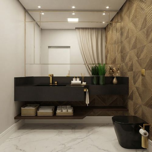 Piso Porcelanato Portinari 58,4x58,4 Tavola Decor Mix Natural Retificado — Ref. 6060466A