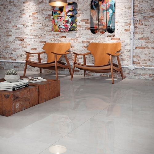Piso Porcelanato Portinari 87,7x87,7 York Sgr Polido Retificado — Ref. 61309