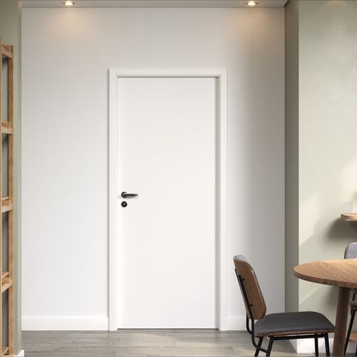 Kit Porta Elo Branca 210x60cm com Batente Regulável 7,5cm a 16cm — Ref. 14007123