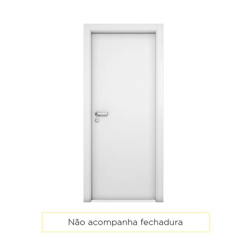Kit Porta Concrem 90x210cm Essenziale Lacca Touch com Tecnologia Protect e Batente em MDF Superflora — Ref. 1014677
