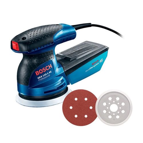 Lixadeira Bosch Excêntrica 125mm 250W GEX 125-1 AE 127V — Ref. 06013875D0