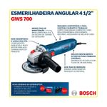 esmerilhadeira-bosch-gws-700-22v-06013a30e0-000-118706-118706