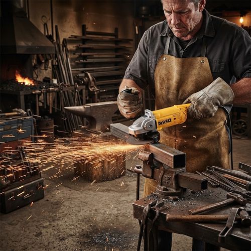 Esmerilhadeira Dewalt Angular 7" 2.200W para Grandes Superfícies — Ref. DWE491B2