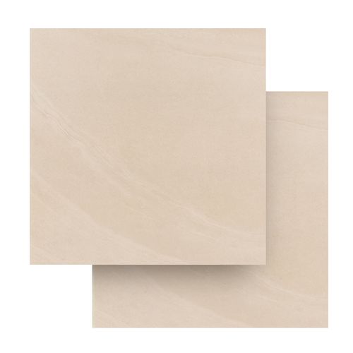 Piso Porcelanato Eliane 120x120 Khali Marfim Acetinado Retificado — Ref. 8069406