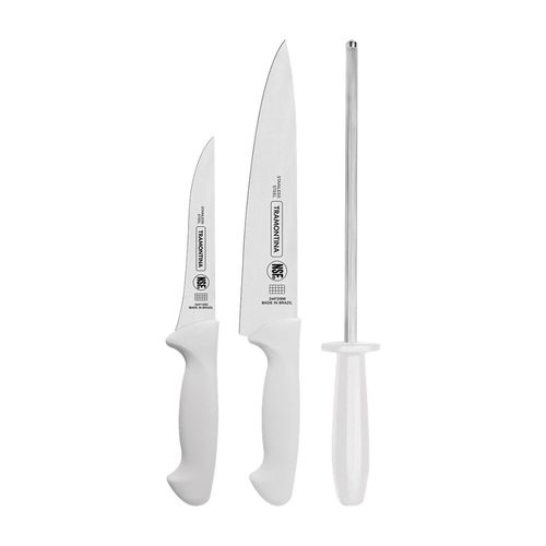 Conjunto De Facas Tramontina Premium Inox 3 Peças 24499/812