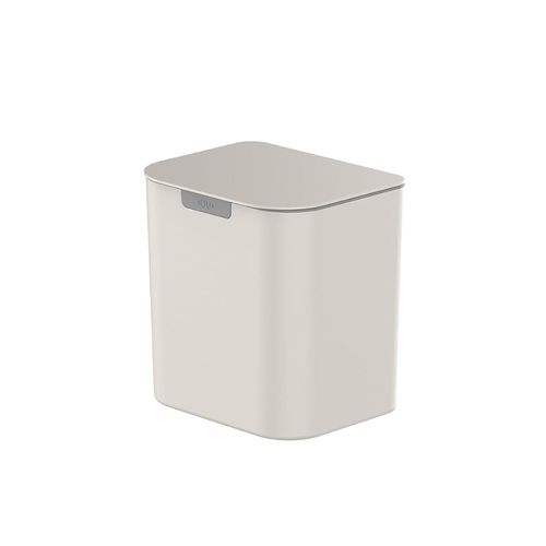 Lixeira Ou de Bancada/Parede Linha Liv 5L Bege — Ref. LX600BGF