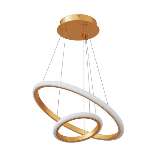 Pendente Hevvy Horizon Rings 30W D40/D20cm Gold — Ref. 10881