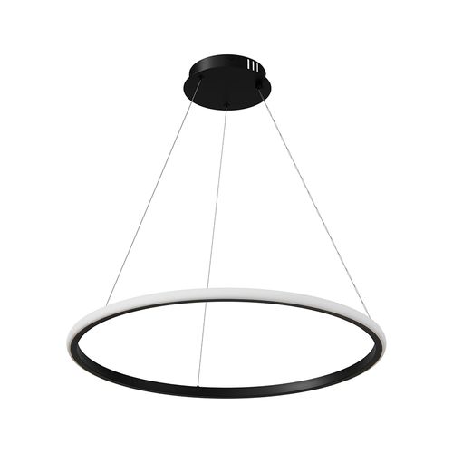 Pendente Hevvy Horizon Rings 30W 60cm Black — Ref. 60HL1-BK