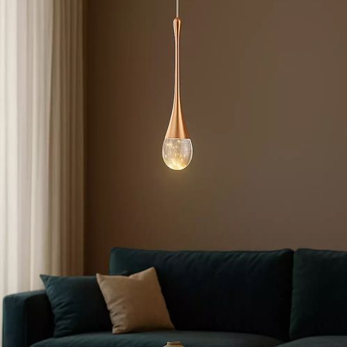 Pendente Hevvy Lille 3000K 6W Gold — Ref. H1-GD
