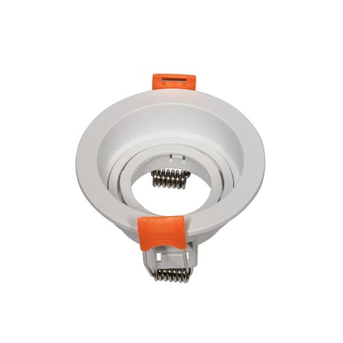 Spot Luminatti Hub Micro Borda Recuado Redondo Branco MR11 10W — Ref. LM3625