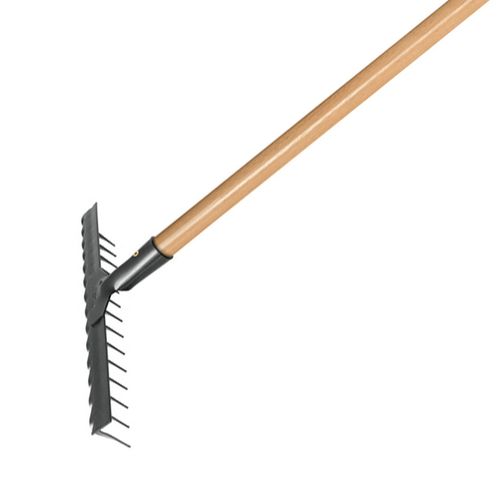 Ancinho Tramontina Estampado 14 Dentes com Cabo de Madeira 120cm — Ref. 77110/644