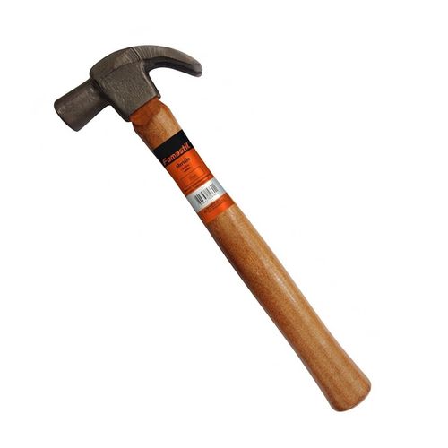 Martelo Famastil de Unha 27mm Tamboreado Top Line com Cabo de Madeira — Ref. 610127