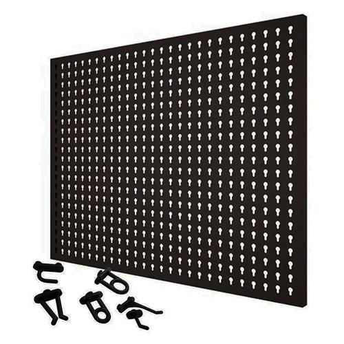 Painel Presto Caver para Ferramentas 725x575mm com Kit de 24 Ganchos Plásticos — Ref. 40414