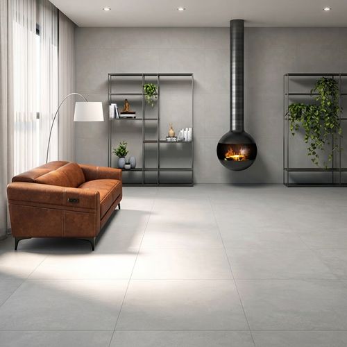 Piso Porcelanato Helena 121x121 Detroit Grigio Acetinado — Ref. HAC 240.153