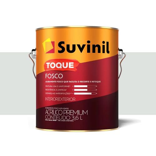 Tinta Suvinil Toque Fosco Select Acrílica Fosca Branco Gelo 3,6 Litros — Ref. 50842606